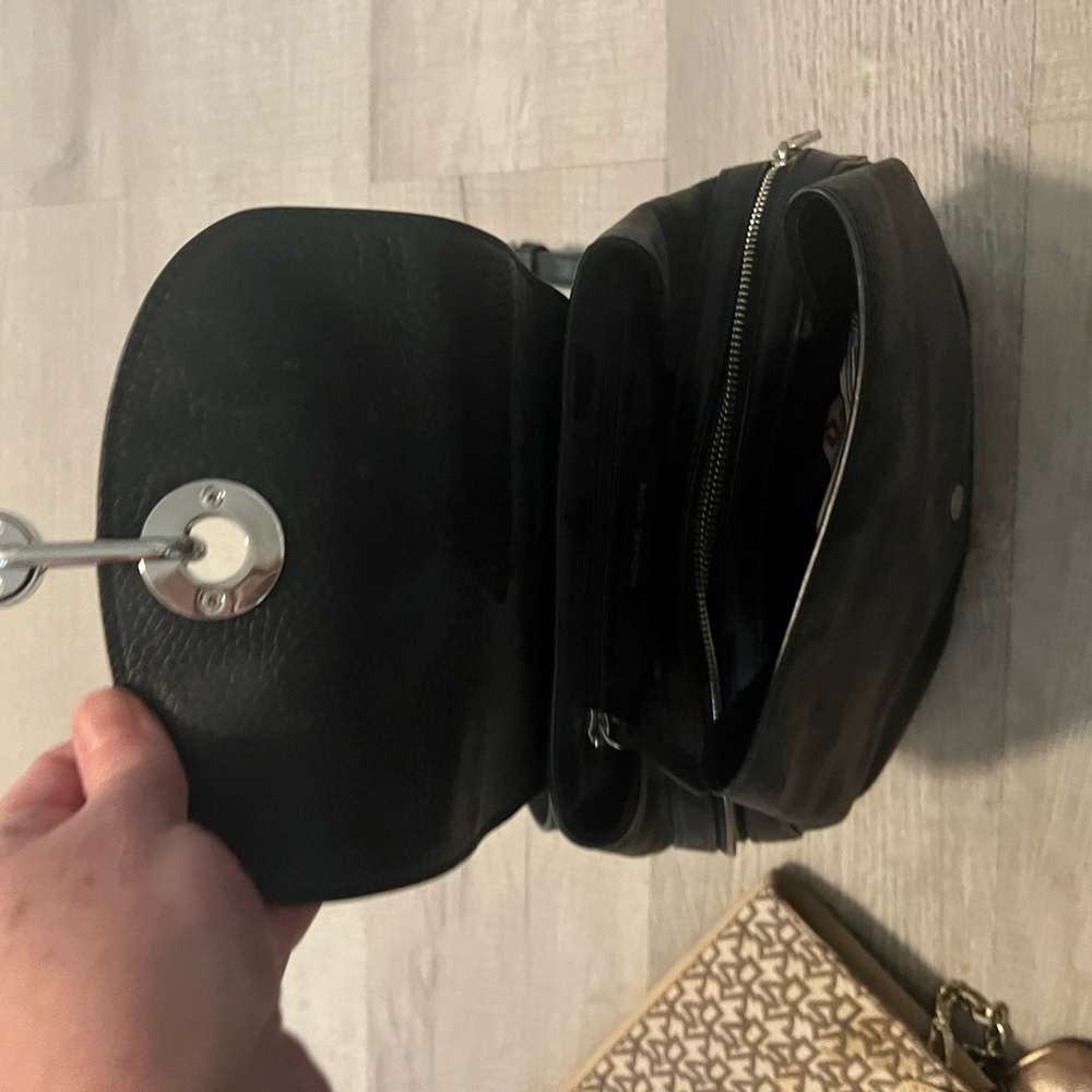 Michael Kors Black Leather back pack Bag